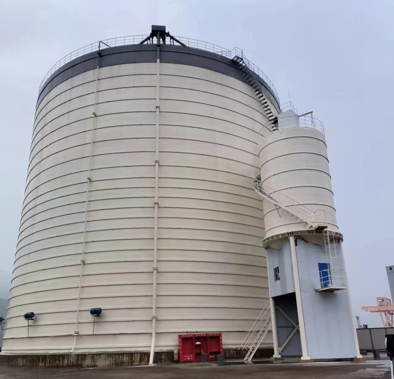 晋安10万吨水泥钢板库