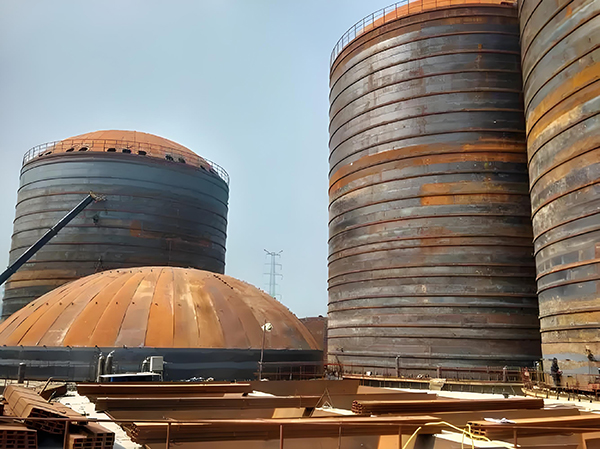 晋安焦粉钢板仓